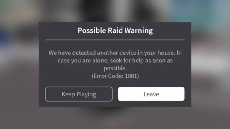 Roblox Error Code 1001, explained - Pro Game Guides
